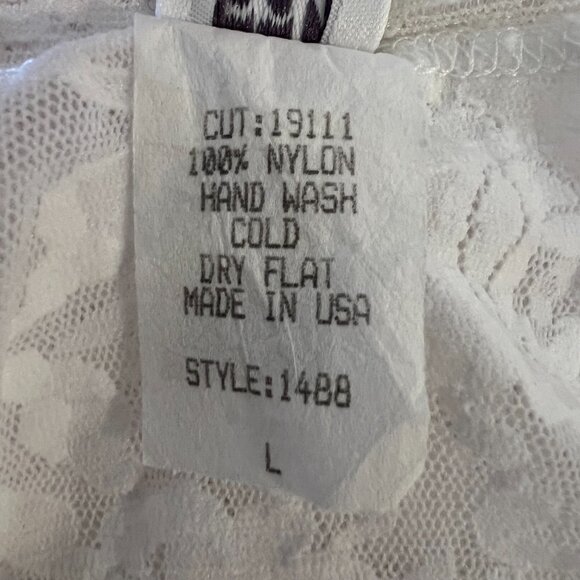 Hanky Panky White Lace Camisole Large - Picture 5 of 6